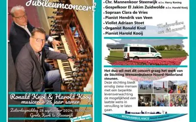 Jubileumconcert Ronald Knol en Harold Kooij